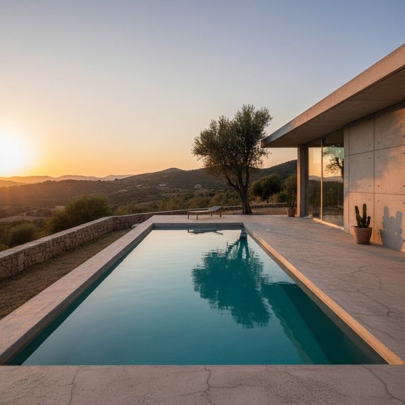 Poolside Concrete Installation